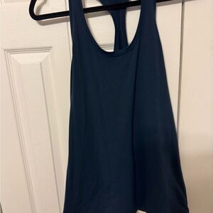 Lululemon Athletica Blue Sleeveless Relaxed Tank Top